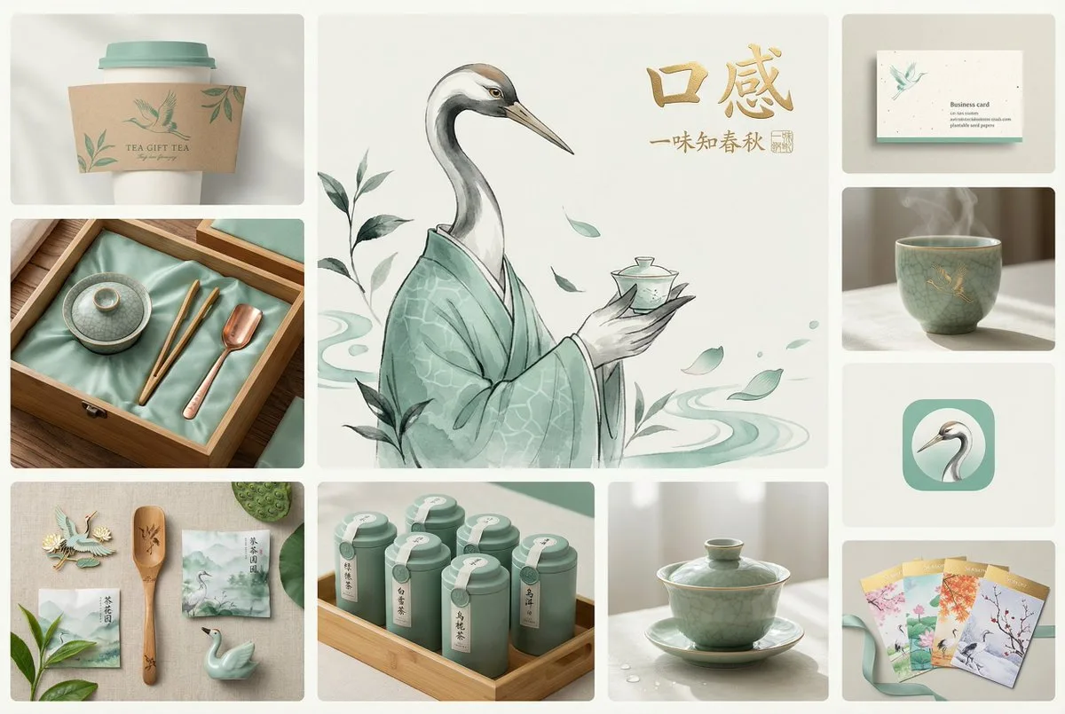 格调风新中式禅意品牌VI生成系统