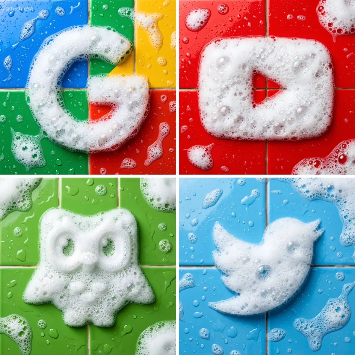 肥皂泡沫雕塑logo（主图风格）