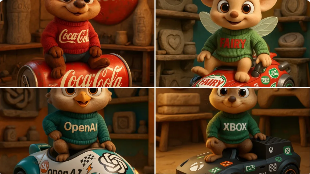 品牌3D卡通动物角色（进阶风格）
