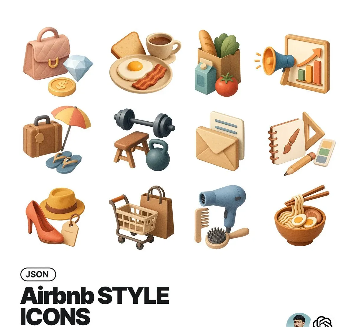 Generate[concept] Icon With This Json Style