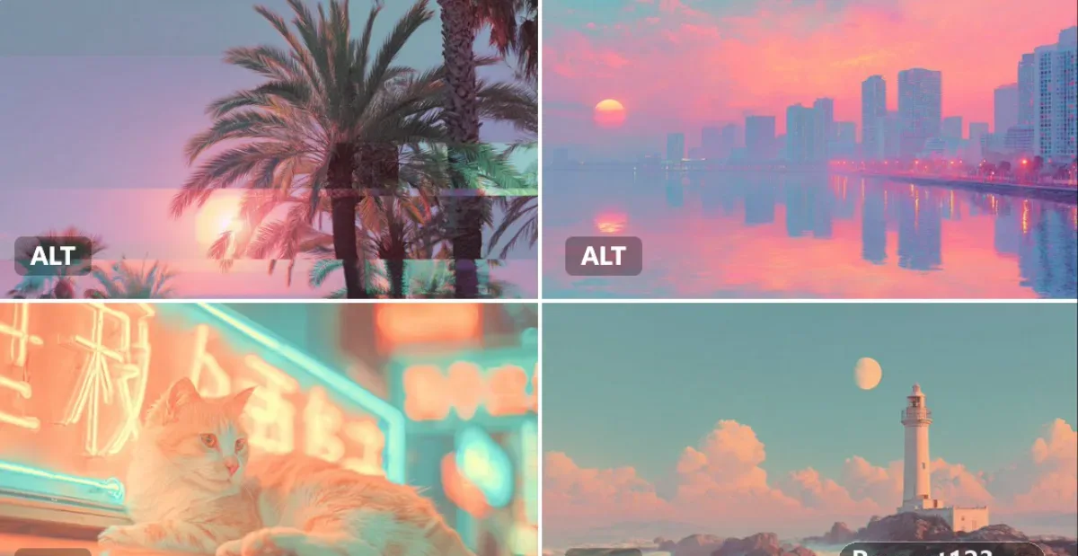 [SUBJECT] Rendered In Dreamlike Vaporwave Distortion