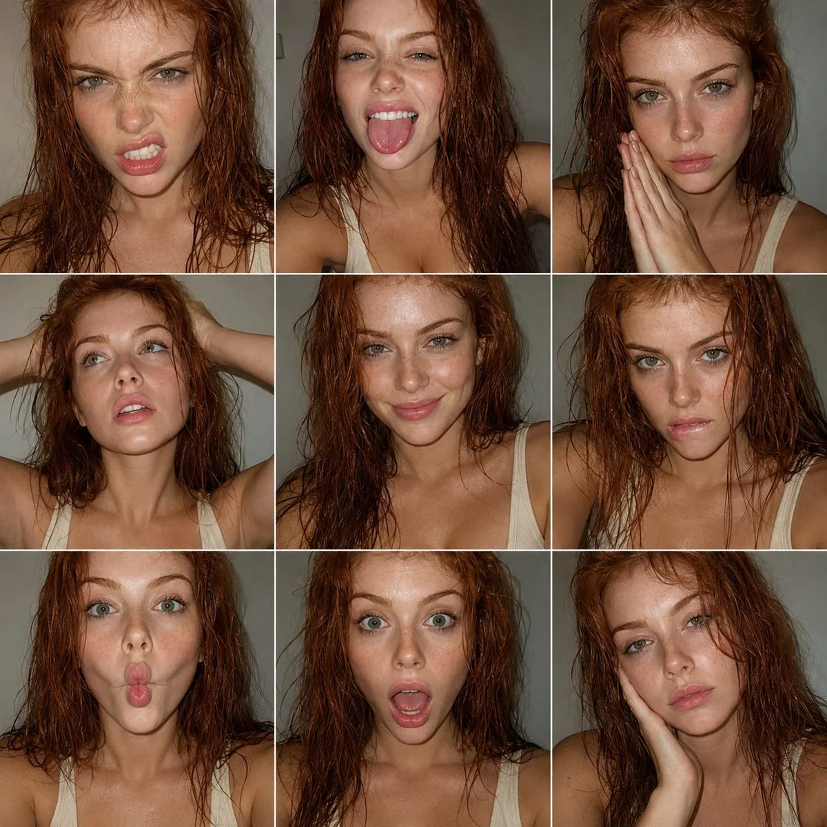 FACS Expression Portrait Grid