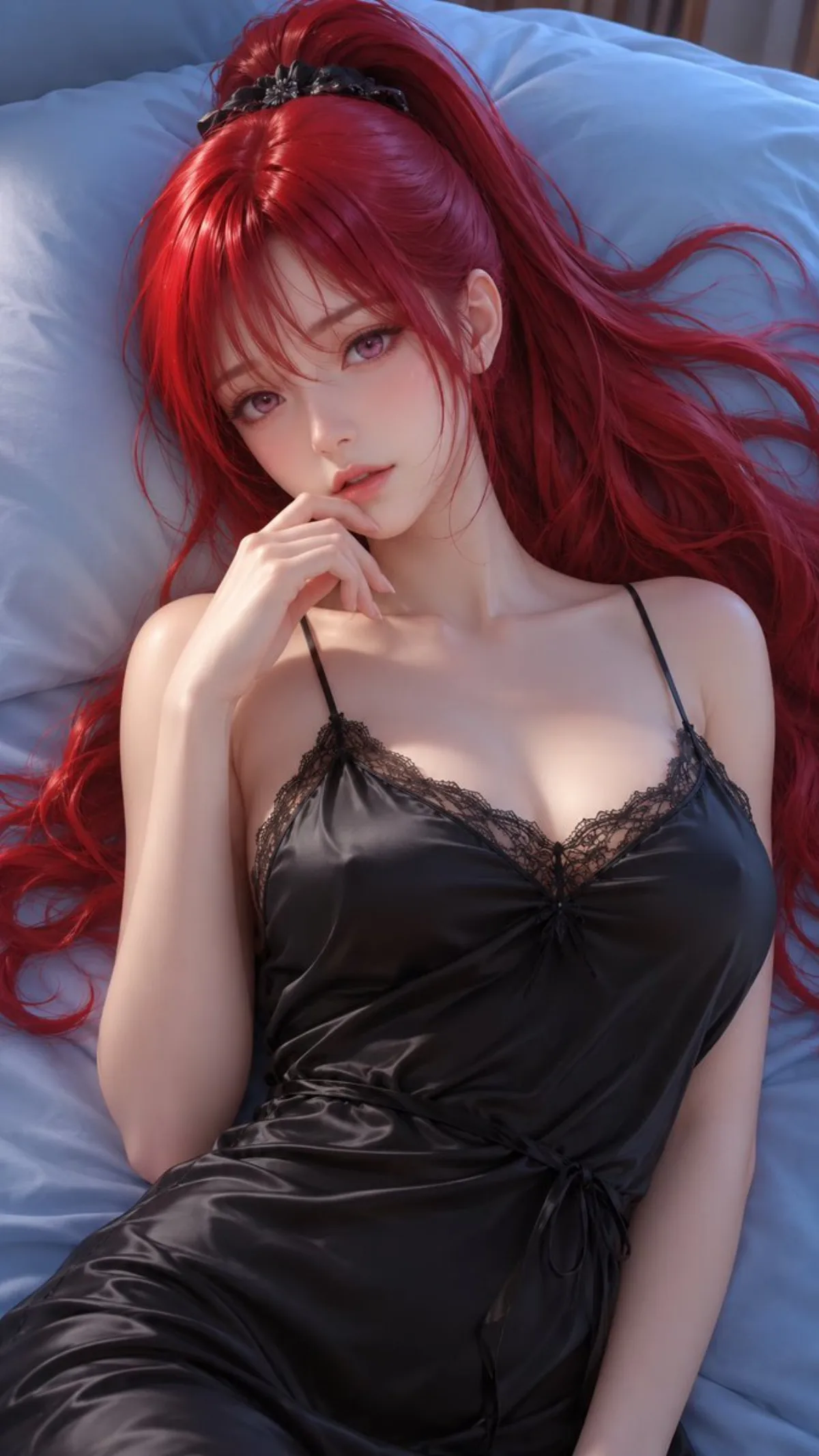 Scarlet Night 3D CG Portrait