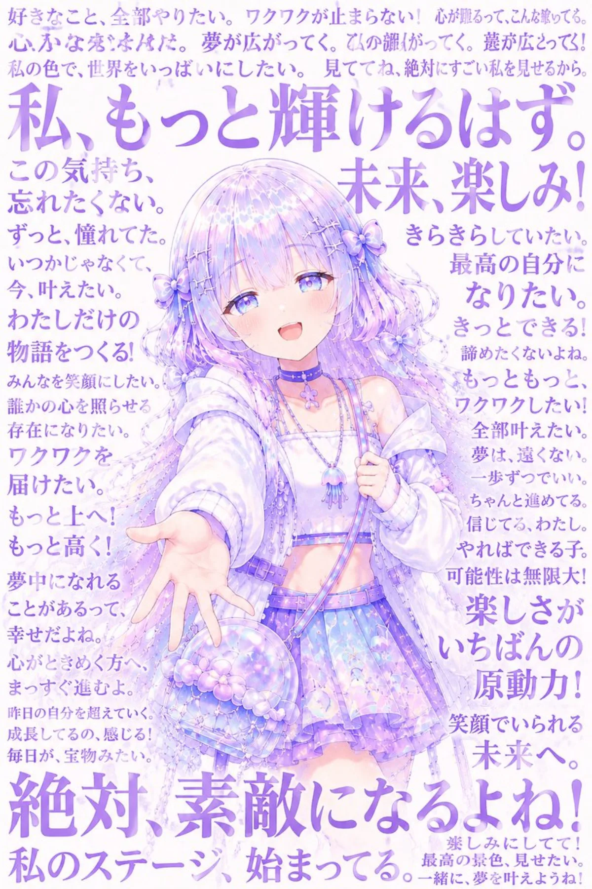 粉彩动漫内心独白海报