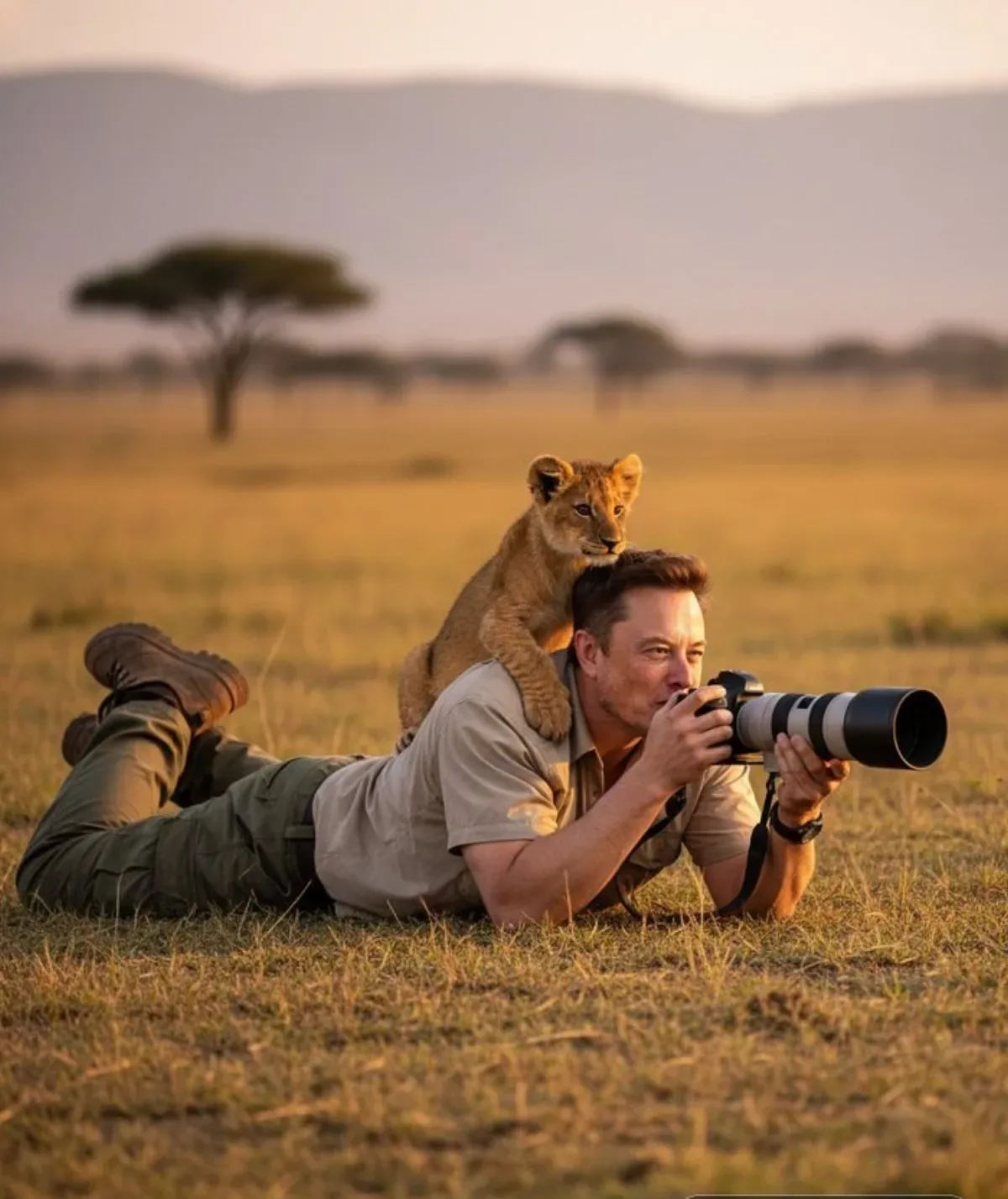 Ultra-realistic Wildlife Photography Scene
