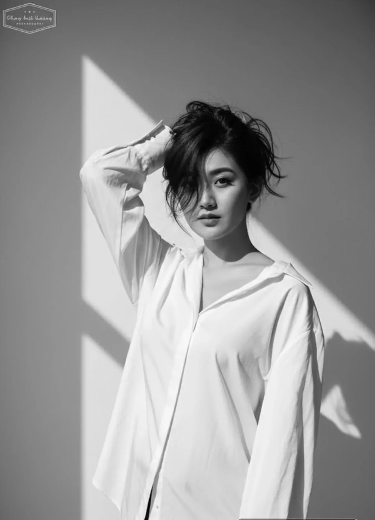 Black And White High-fashion Editorial Portrait Of Me