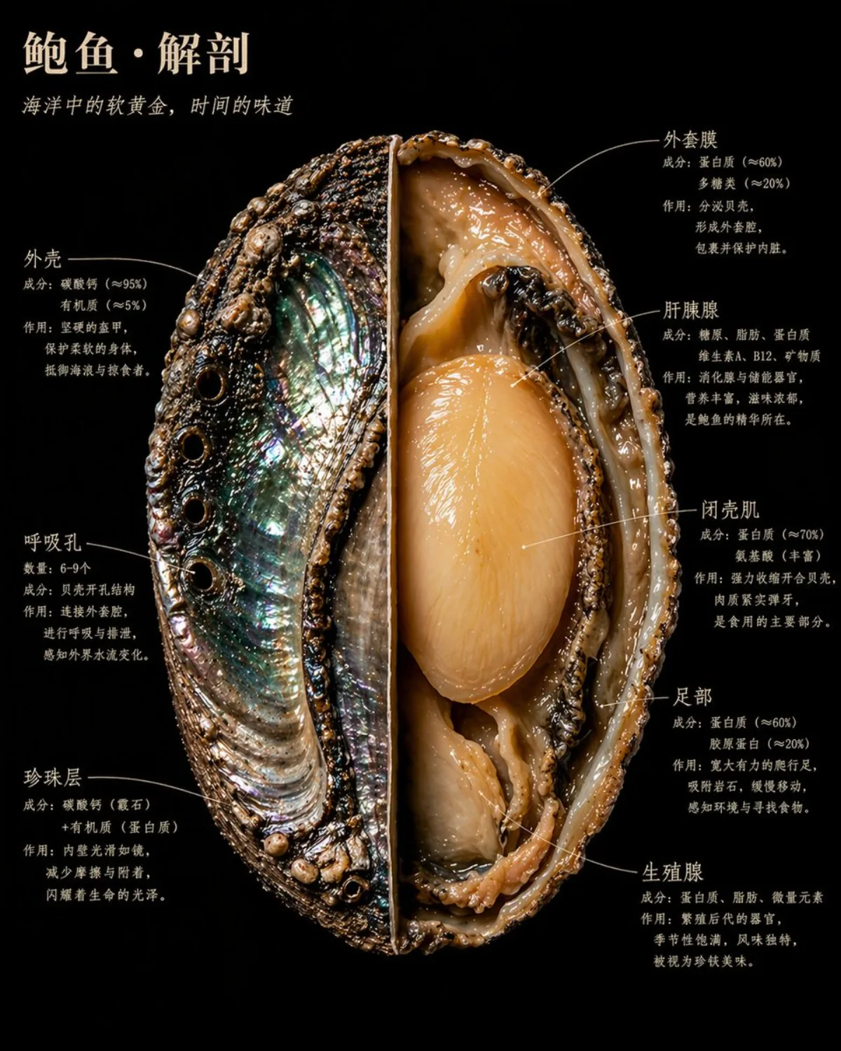 Dissected Food Specimen Museum Display