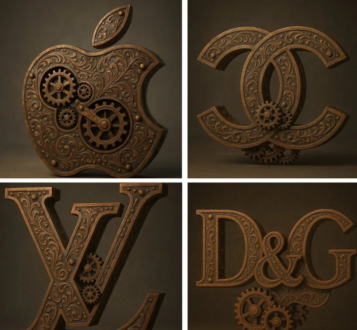 3D Steampunk Logo