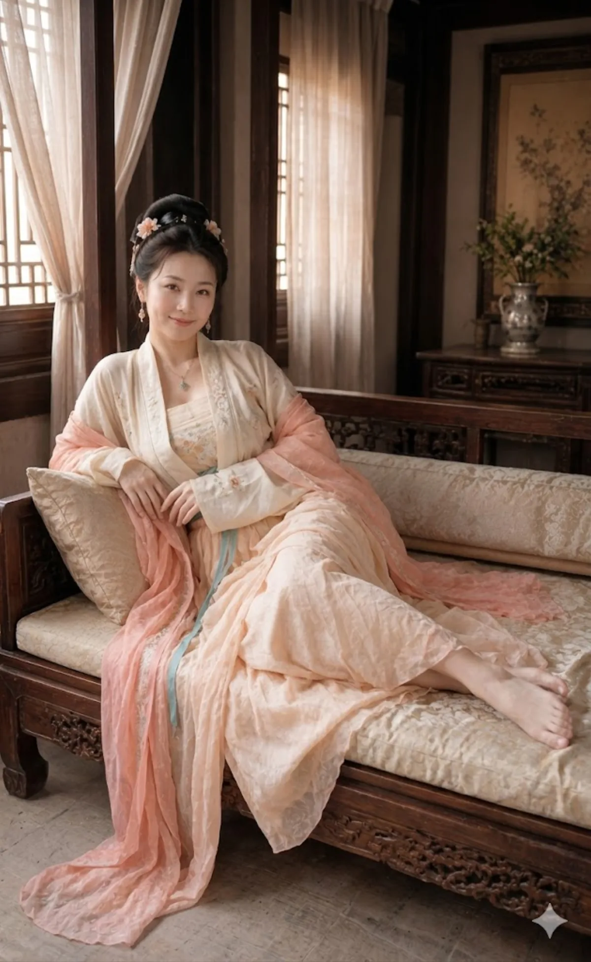 Hanfu Reclining Portrait