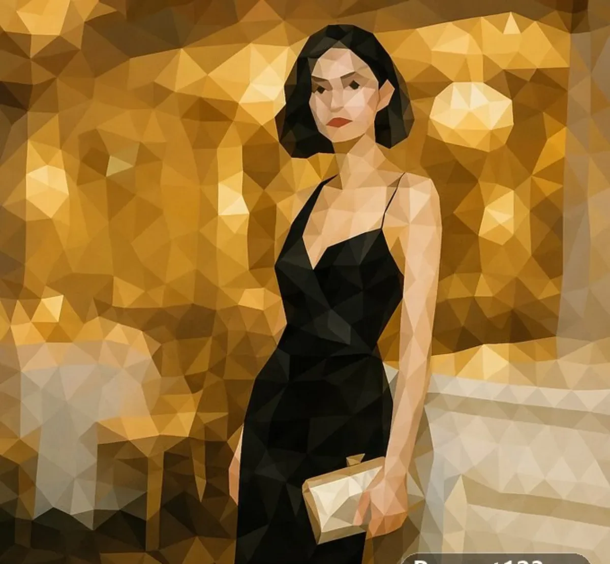 Refined Low-poly Mosaic Style