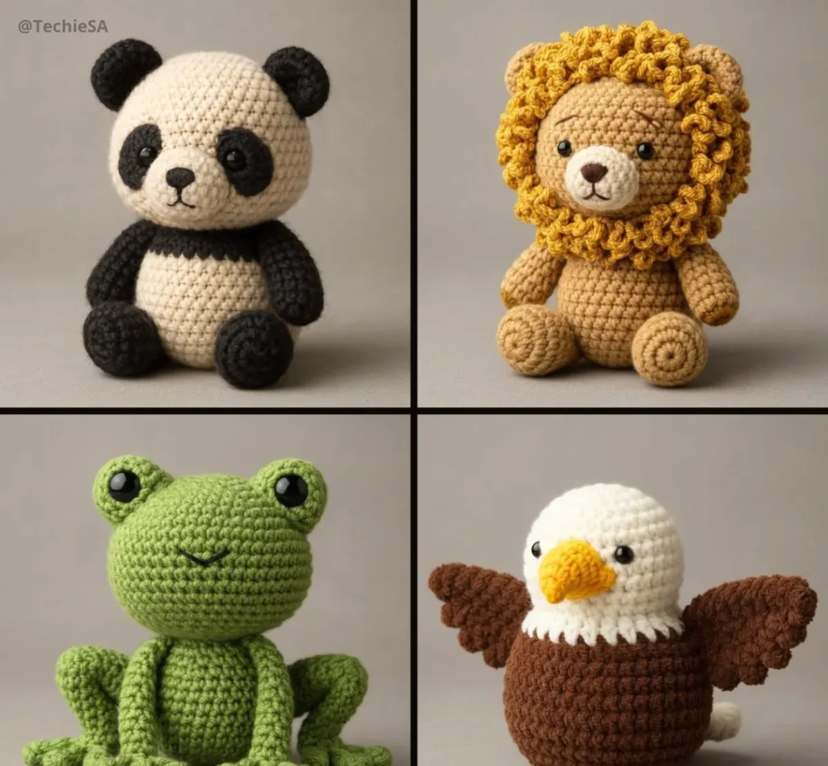 3D Photorealistic And Highly Detailed Poster In Amigurumi Style