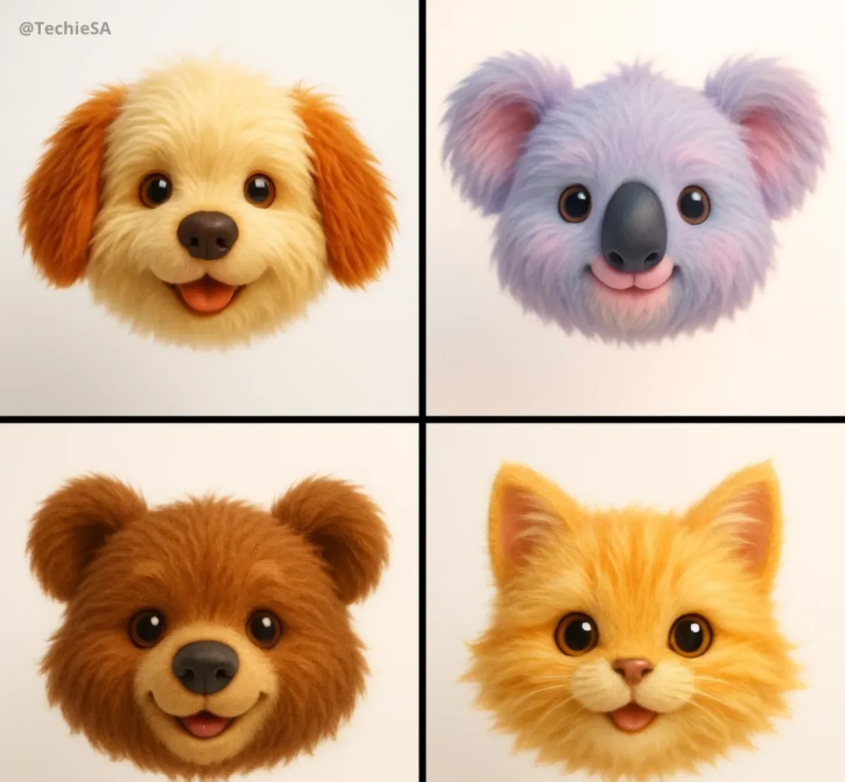 Photorealistic 3D Render Of A [EMOJI🐱] As A Floating Animal
