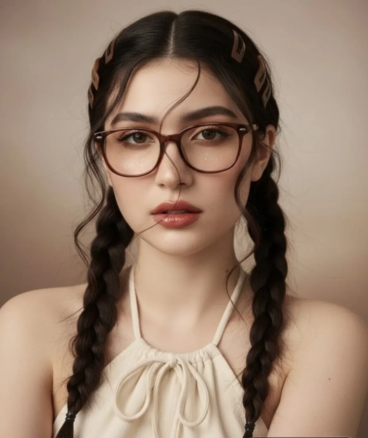 Using The Exact Facial Features From The Attached Image Create