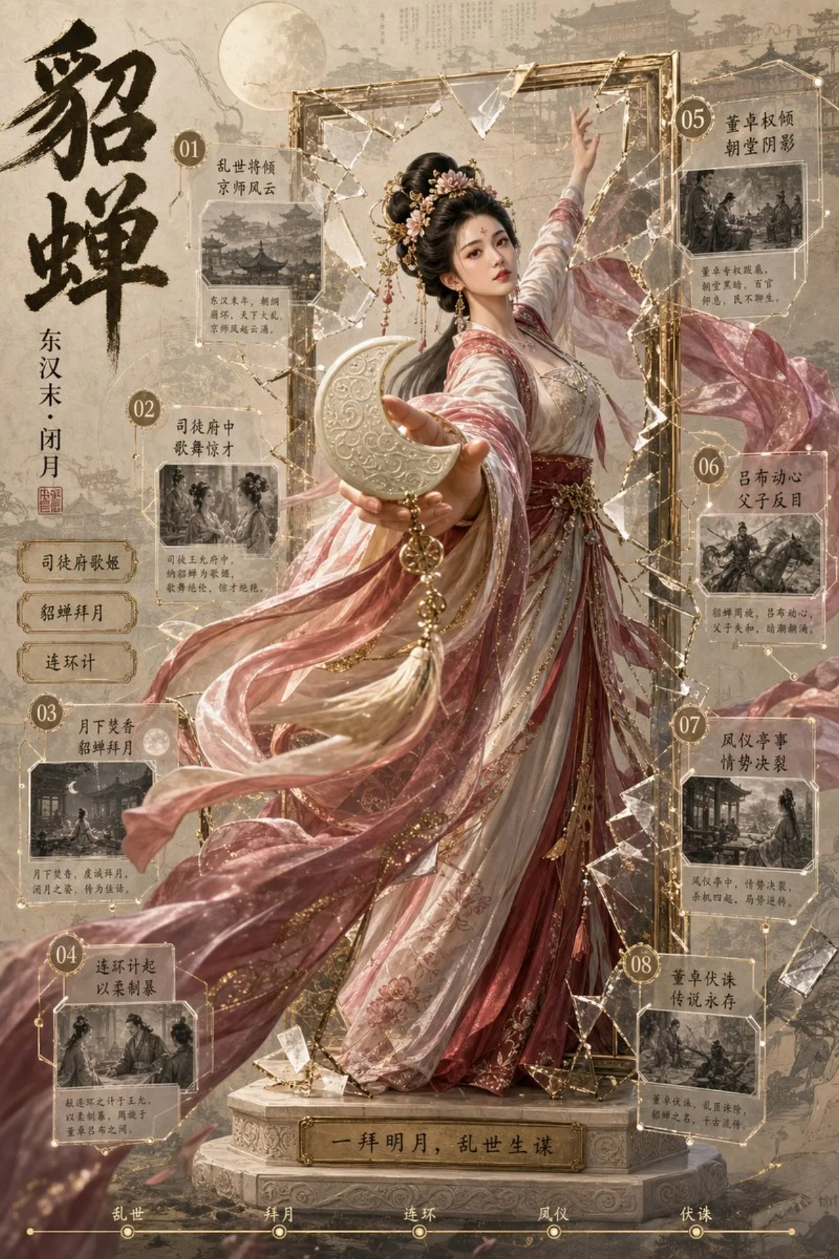 貂蝉3D破帧档案海报