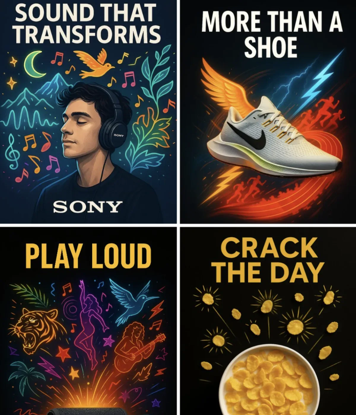 A High-impact Advertisement Set Against A Clean