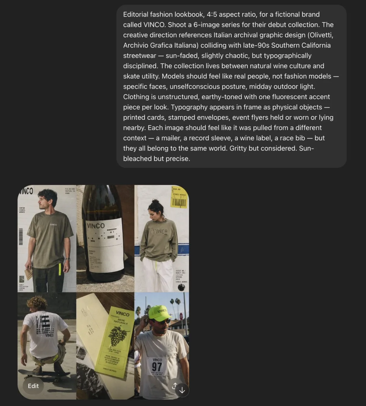 VINCO编辑情绪板截图