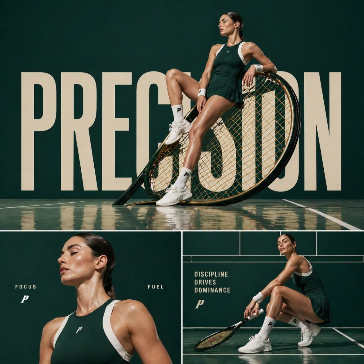 Theatrical Sports Fashion Collage