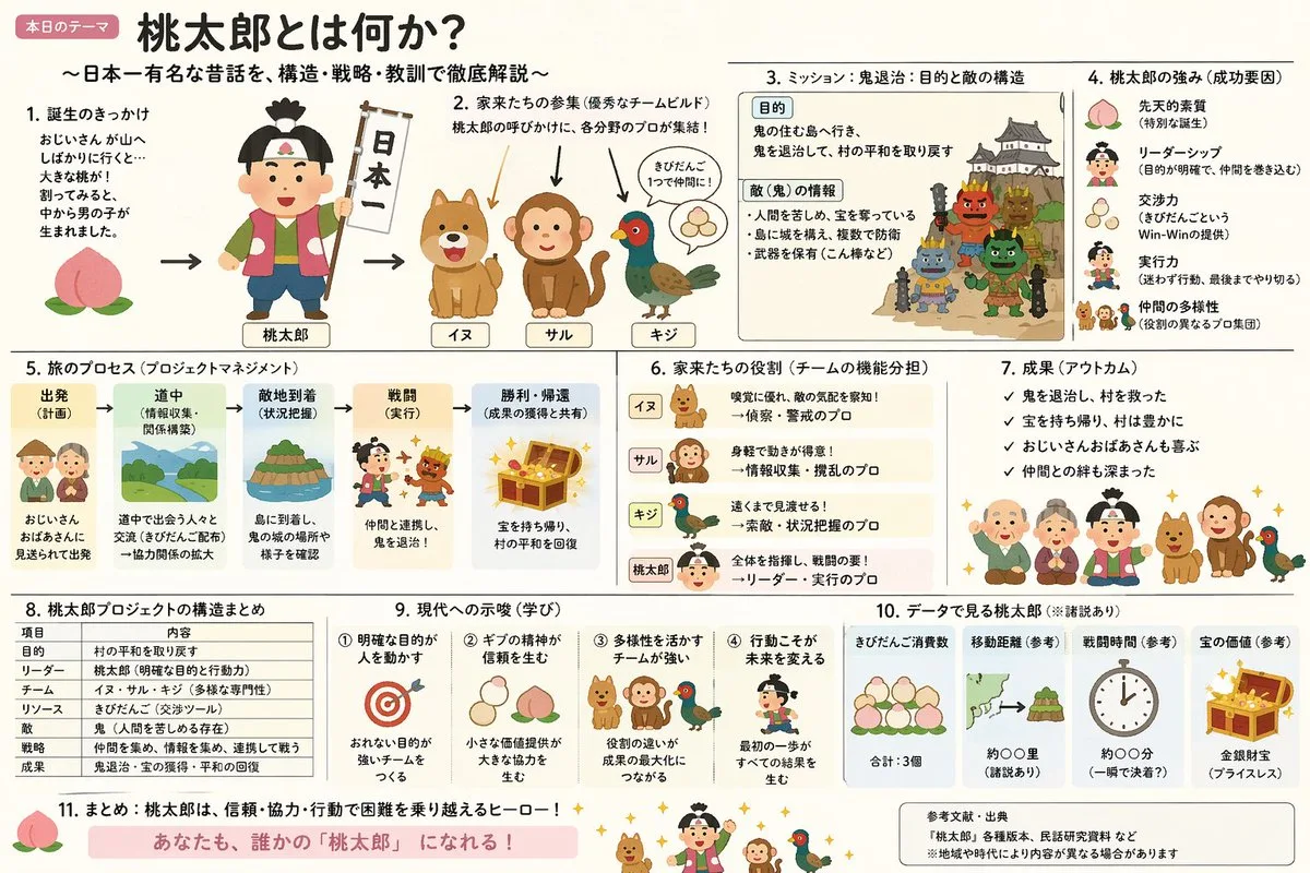 桃太郎混合风格解说幻灯片