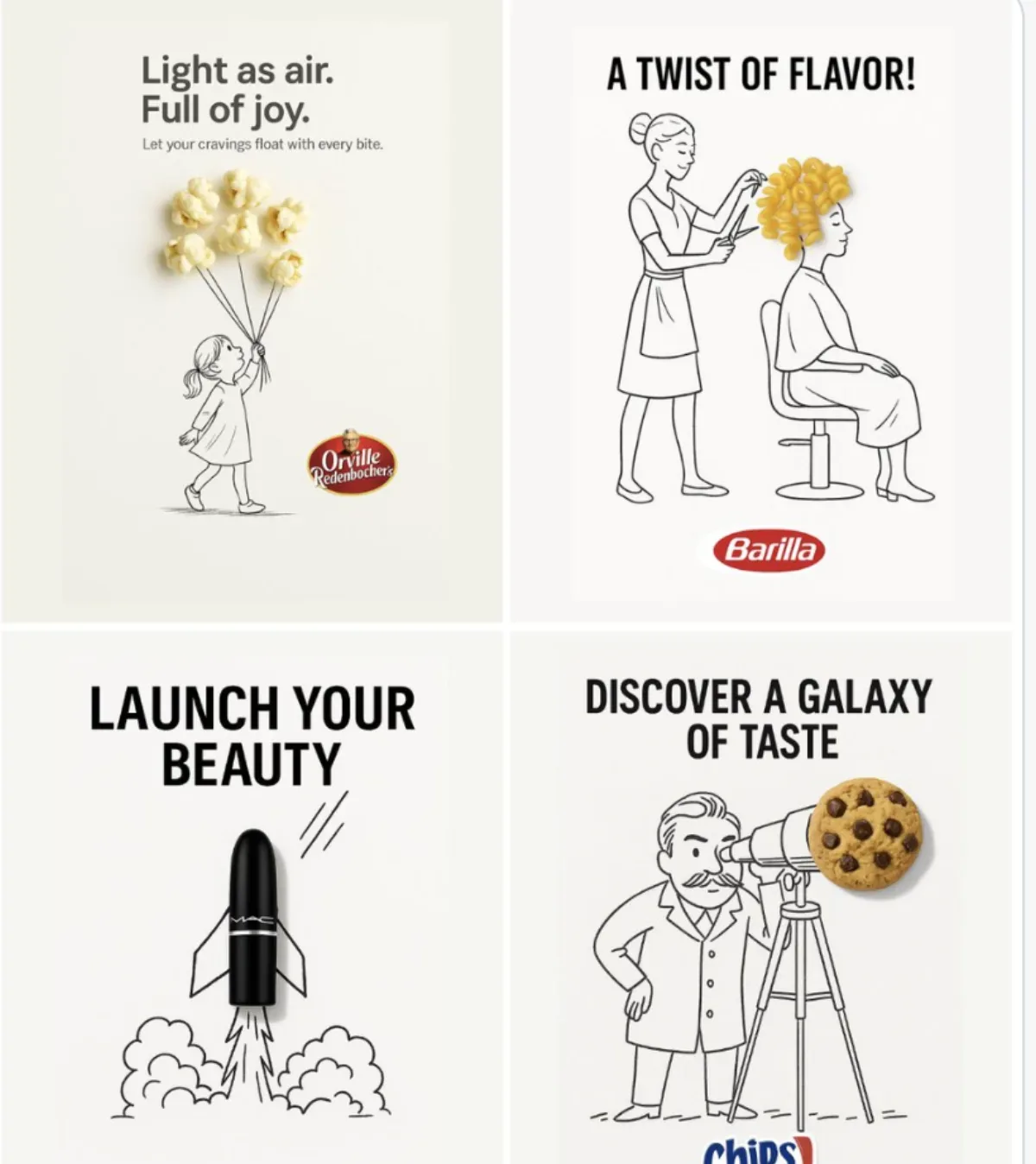 A Minimalist And Creative Advertisement Set On A Clean White