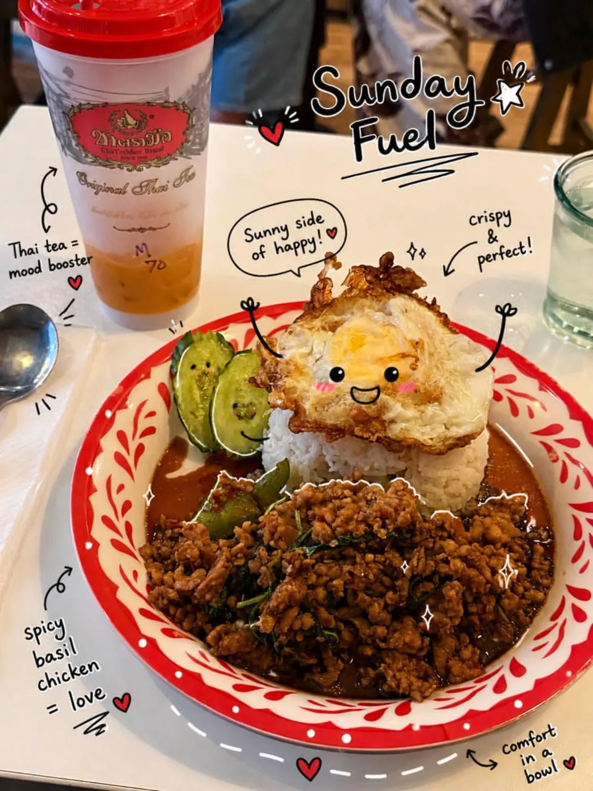 可爱涂鸦食物摄影