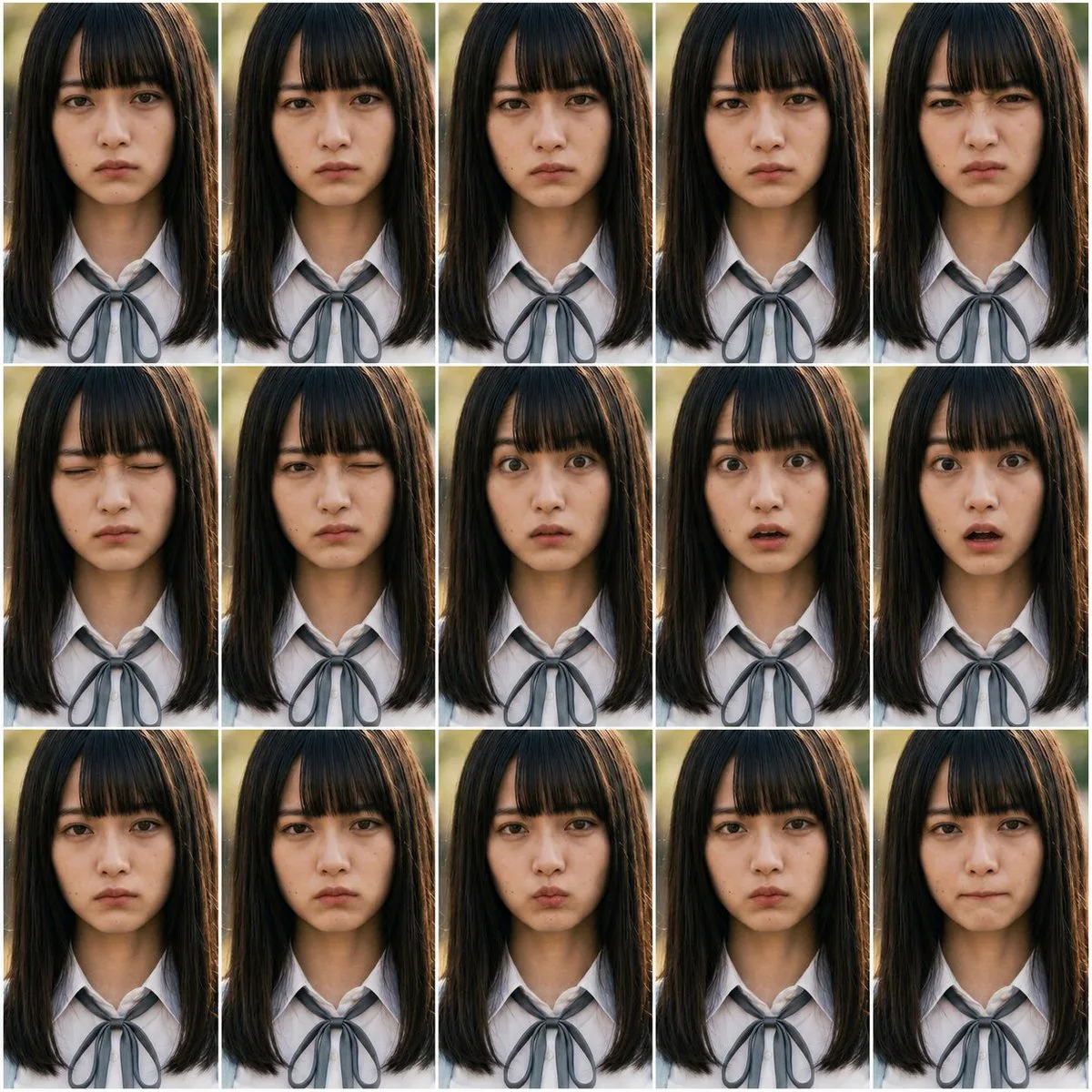 Photoreal FACS Expression Grid
