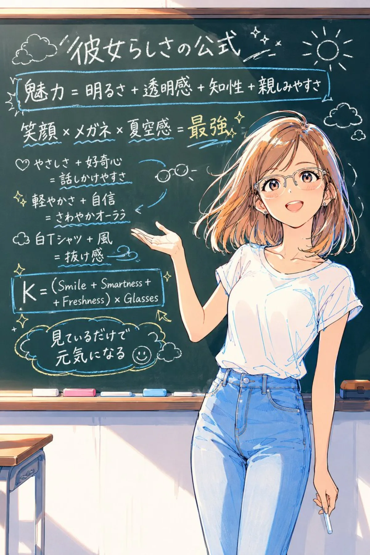 动漫黑板角色公式