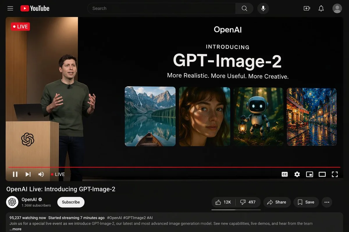YouTube直播公告模型