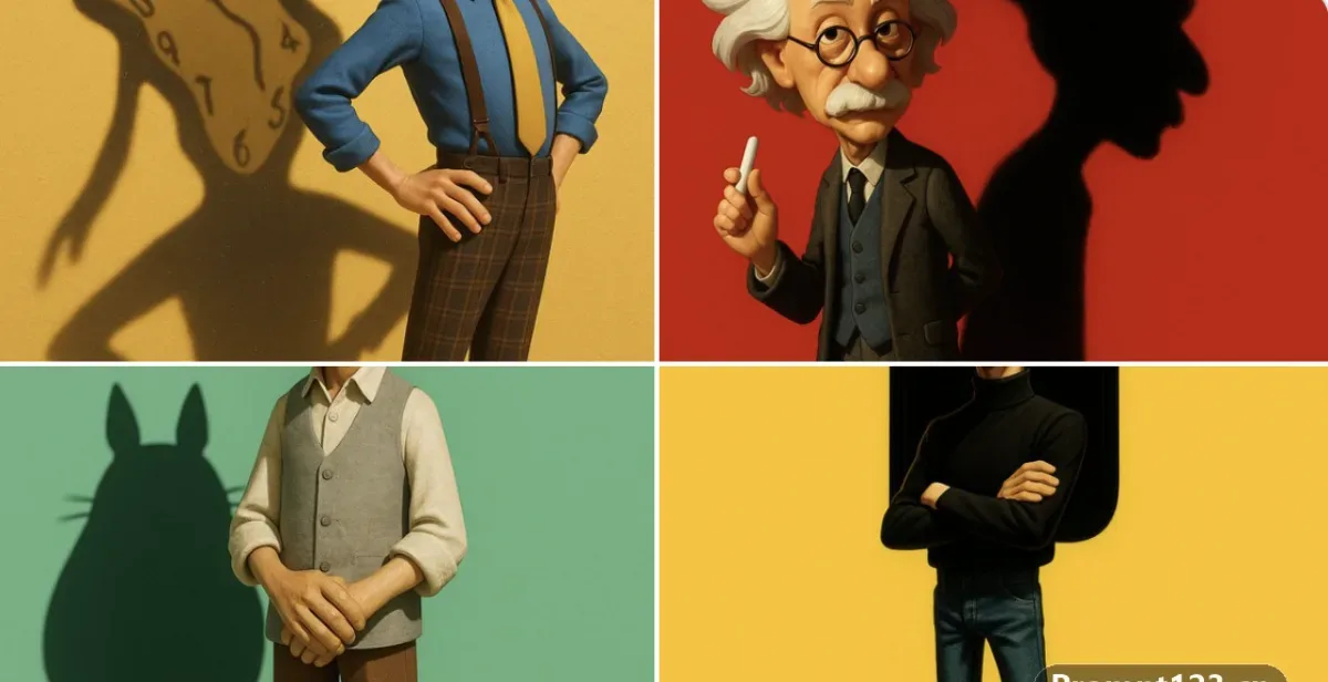 A High-resolution Vertical Pixar-style 3D Character Illustration