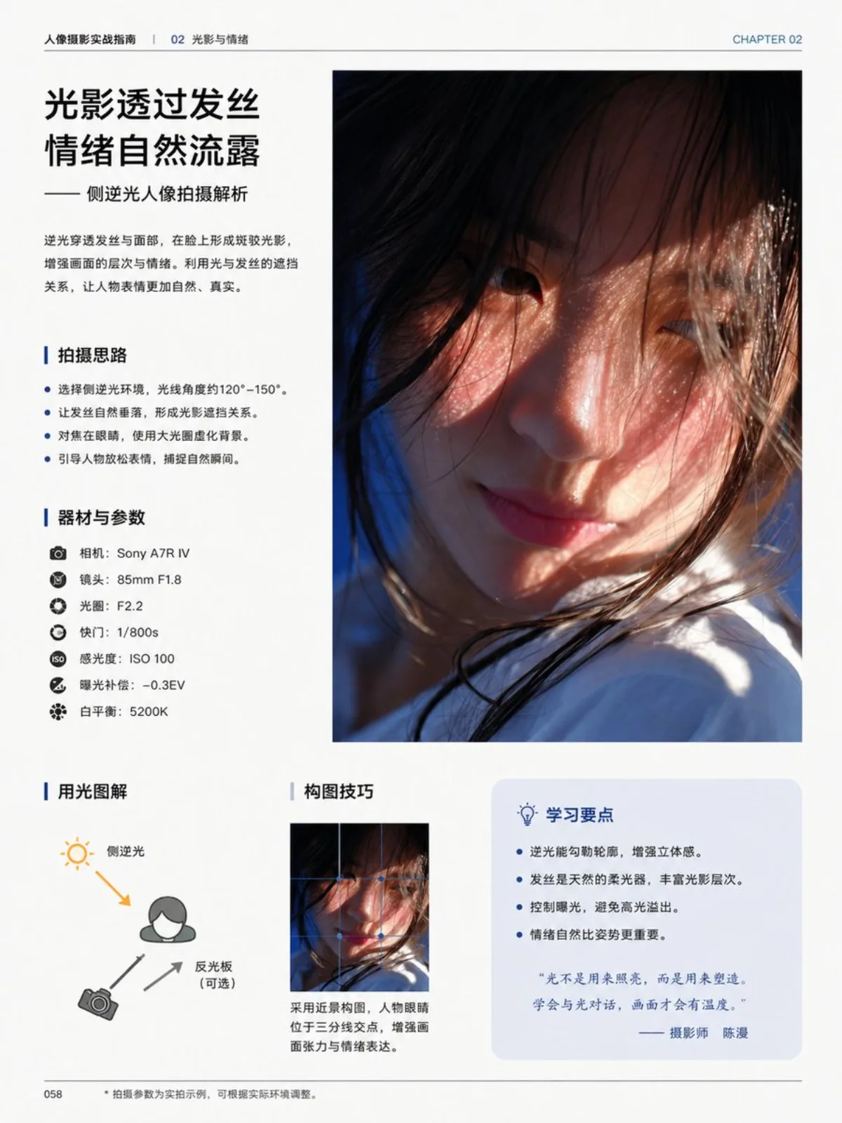 中国摄影教程书页