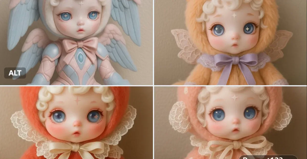 A Cute Designer Doll Styled As A [SUBJECT]