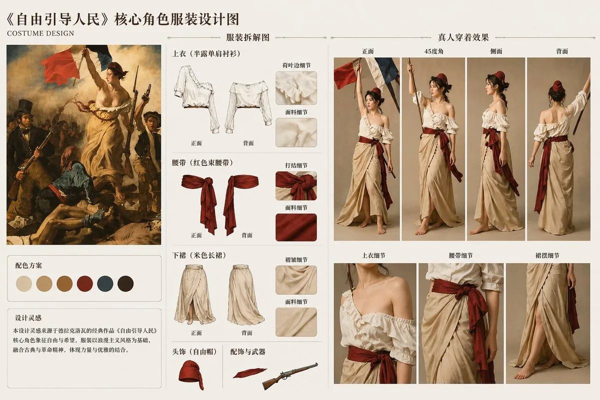 经典画作时尚分析