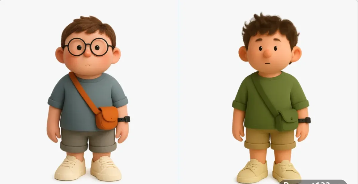 3D-rendered Digital Illustration Of A Stylized Cartoon Boy Character
