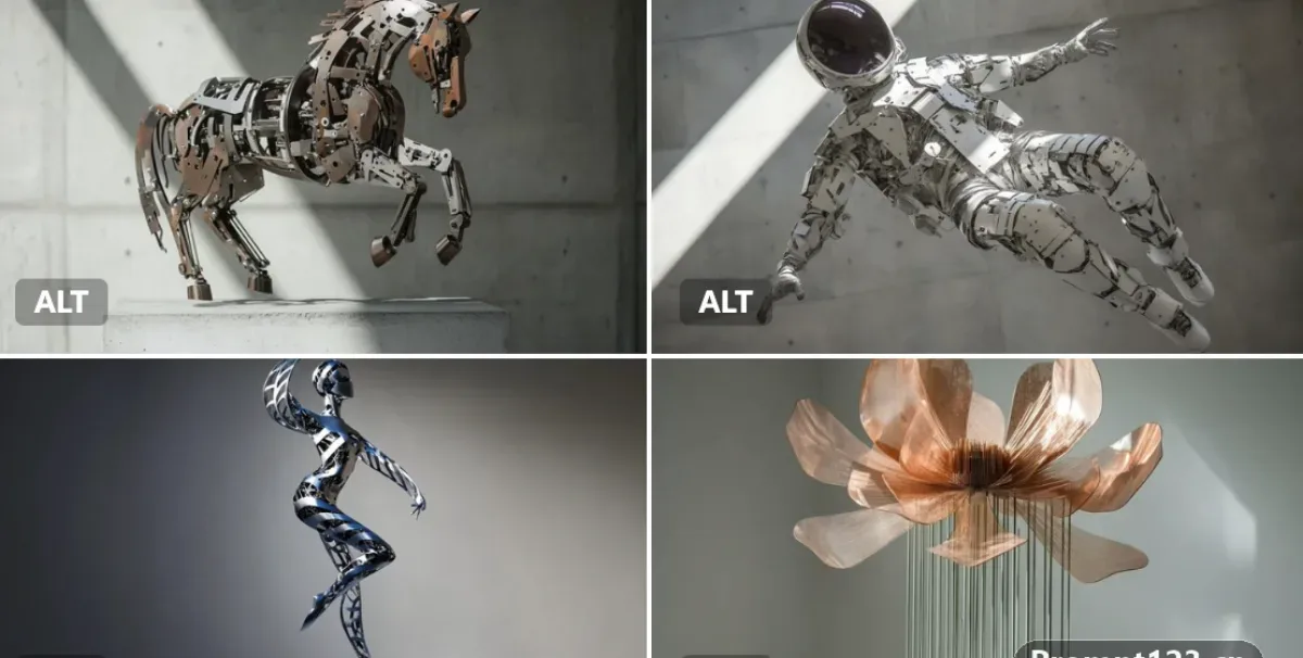 A Kinetic Sculpture Of A [subject]