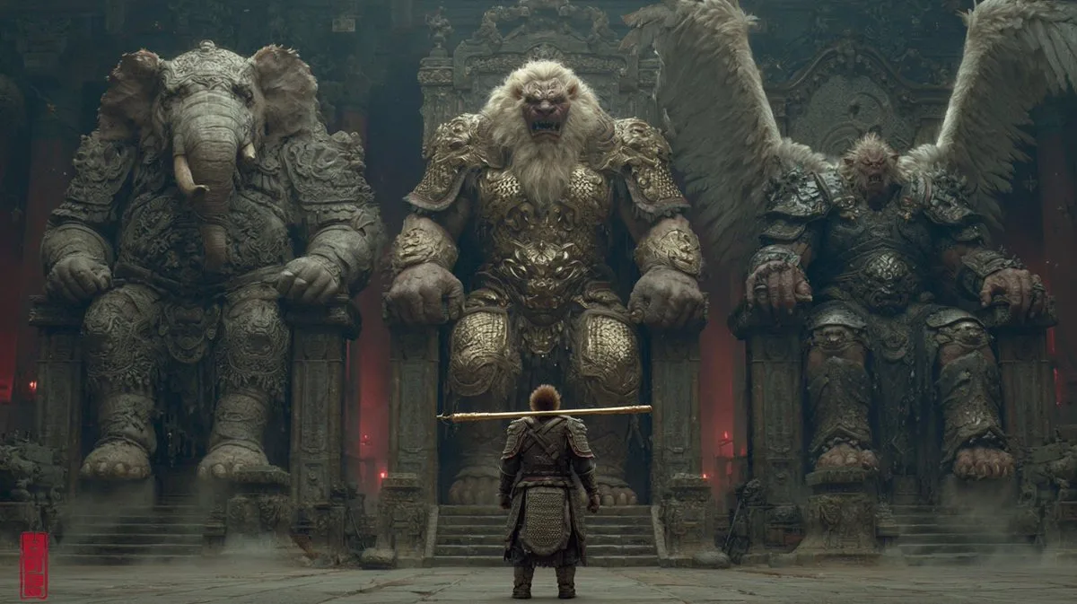 Three Demon Kings and Sun Wukong