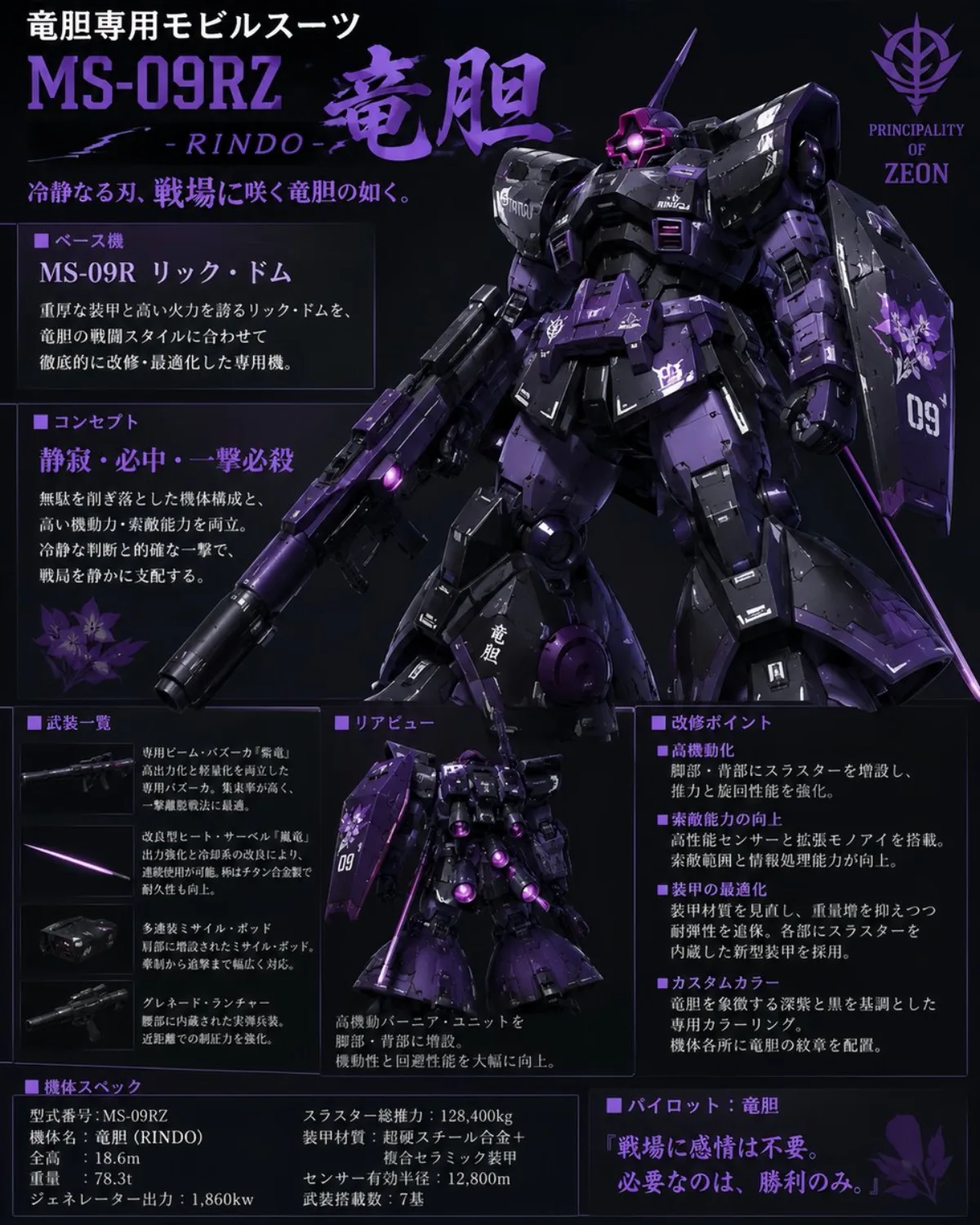 定制吉翁机动战士大改