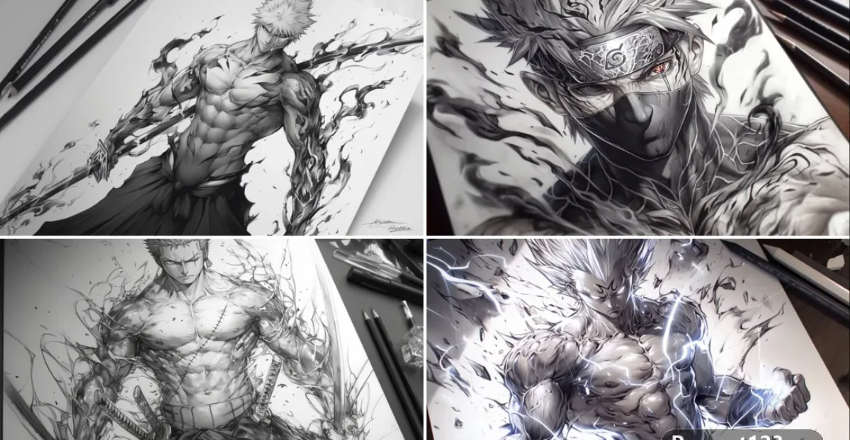 A Pencil Drawing Of [Your Character]