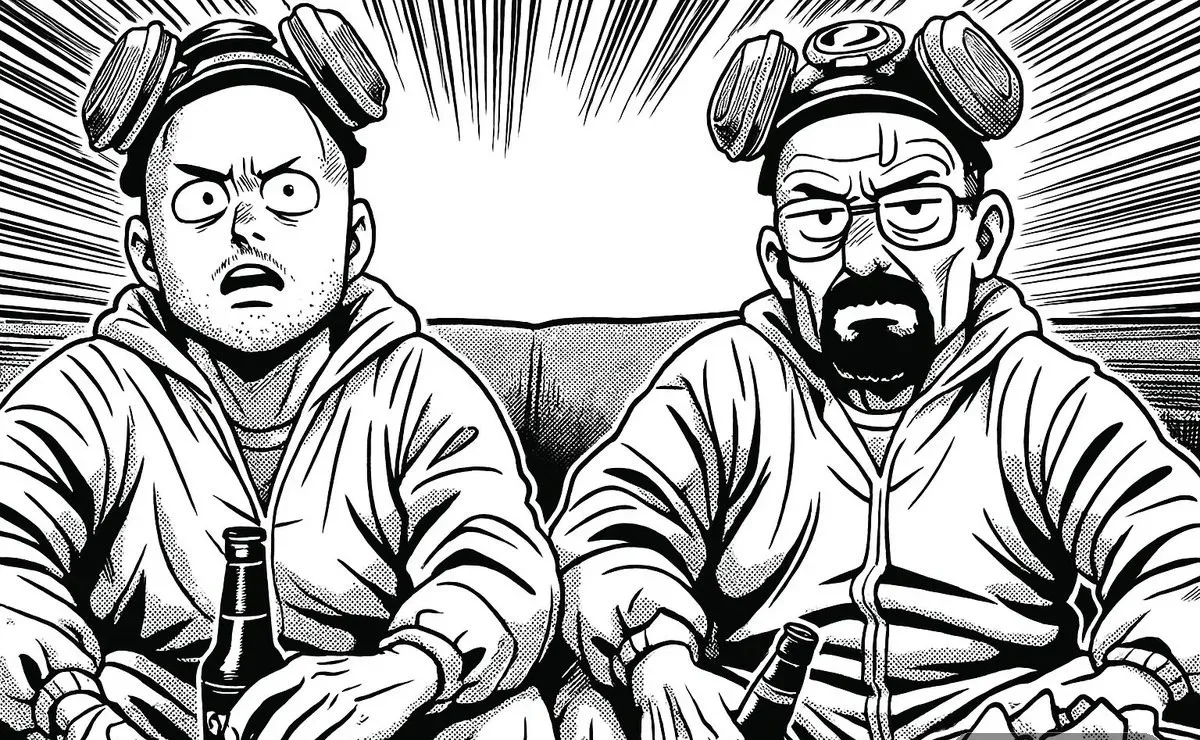 Japanese Gag Manga Style Illustration