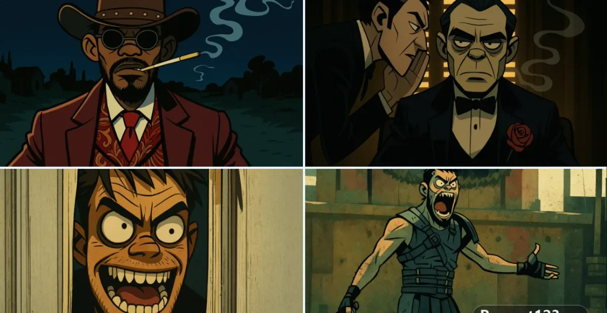 Restyle This Image Into A Gritty Gorillaz-style Illustration