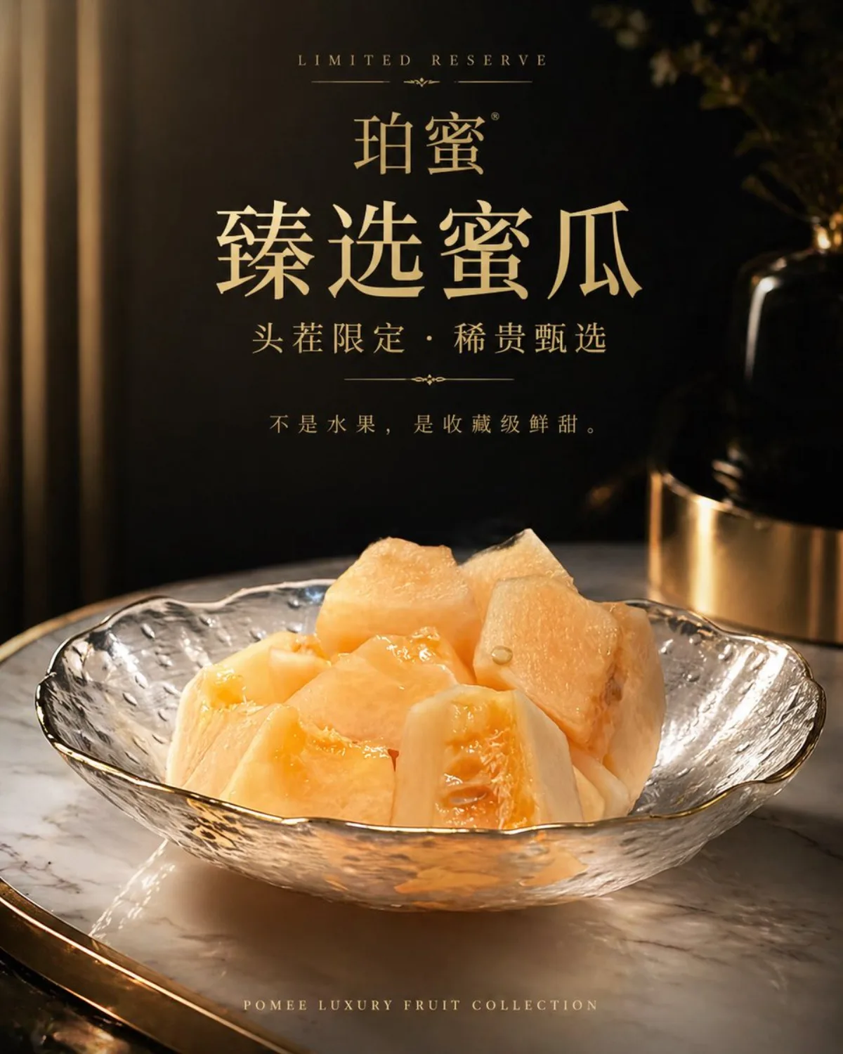 Luxury Melon Poster from Food Reference