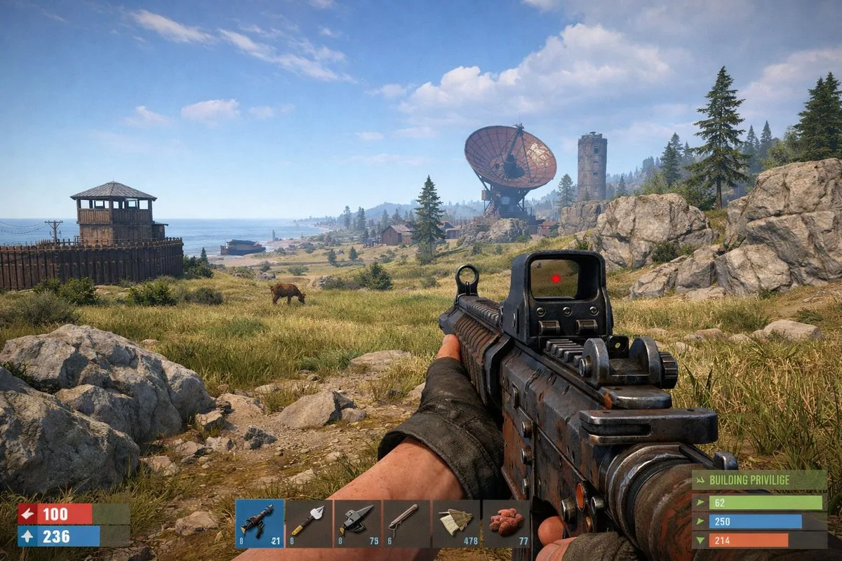Rust Survival Game Screenshot