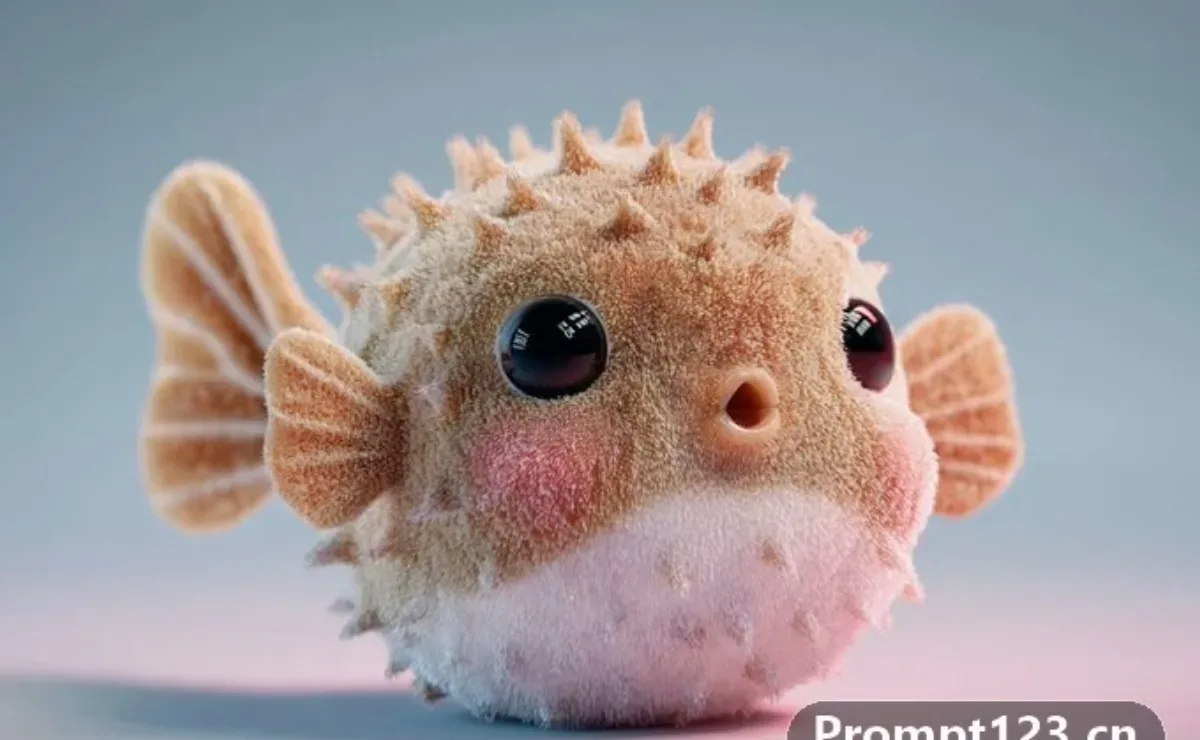 A Soft And Plush 3D Model Of A [subject]