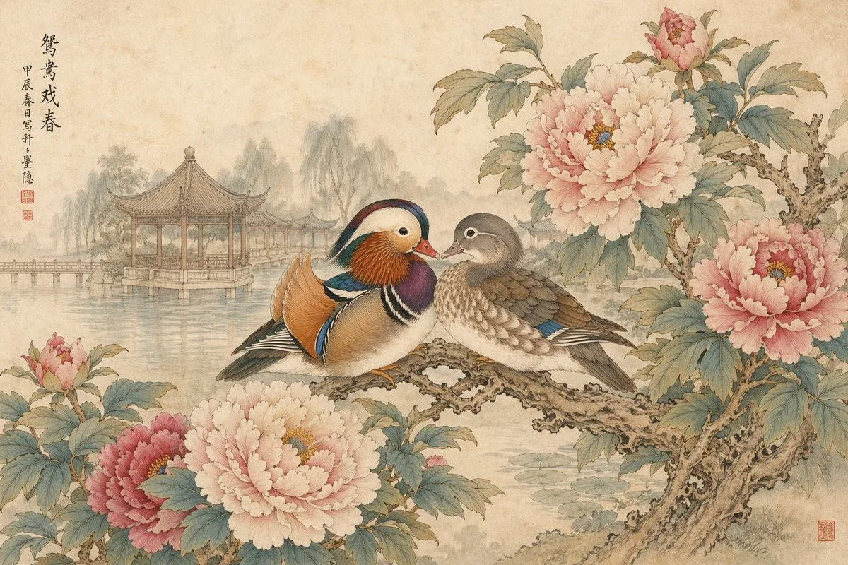 传统中国水墨画风格