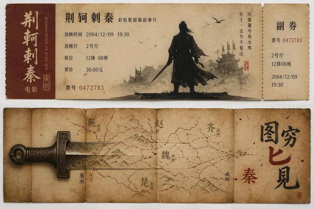 怀旧电影票根提示