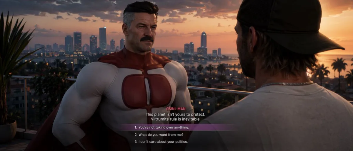 GTA风格对话截图