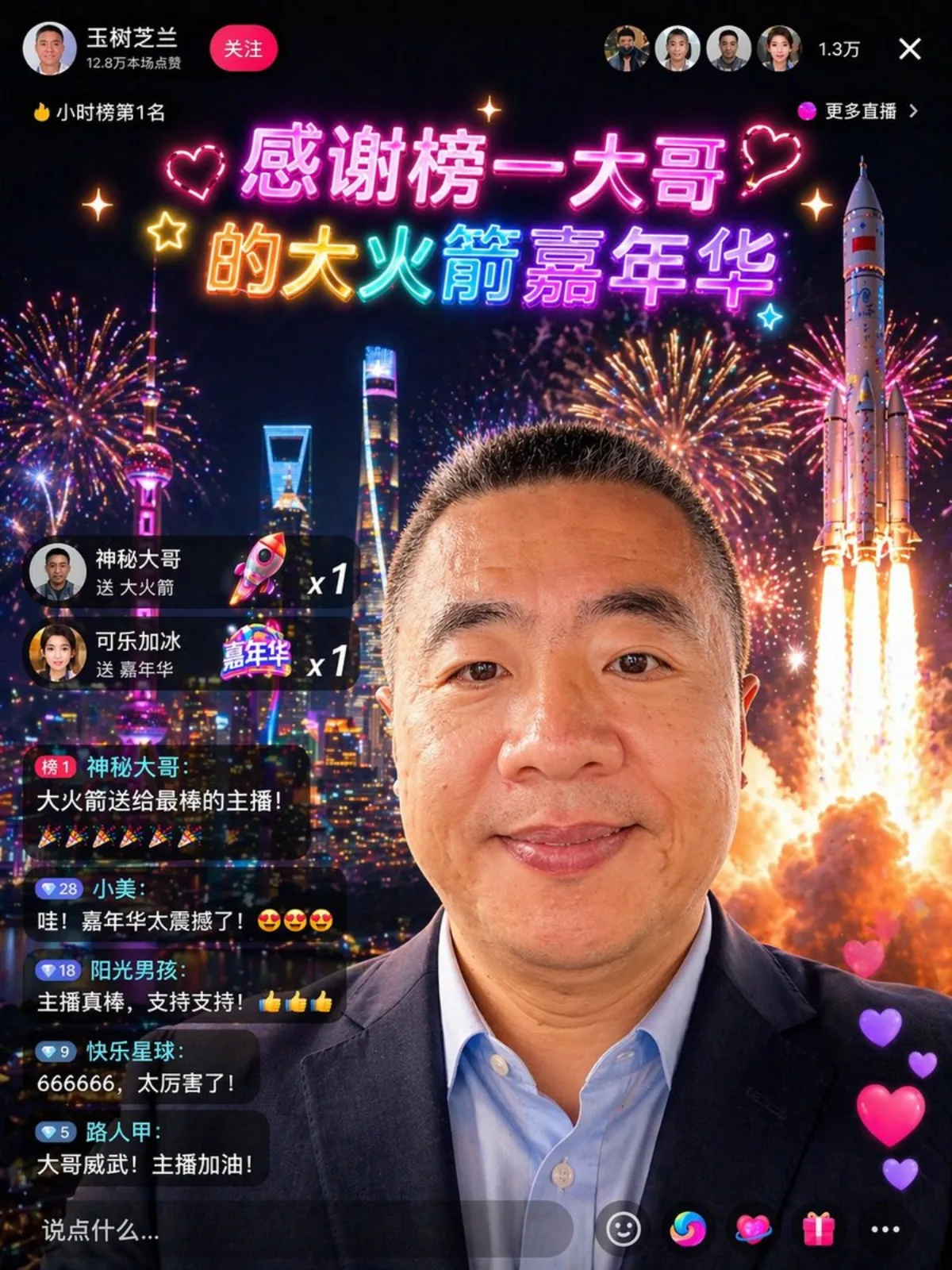 中国直播火箭盛典编辑