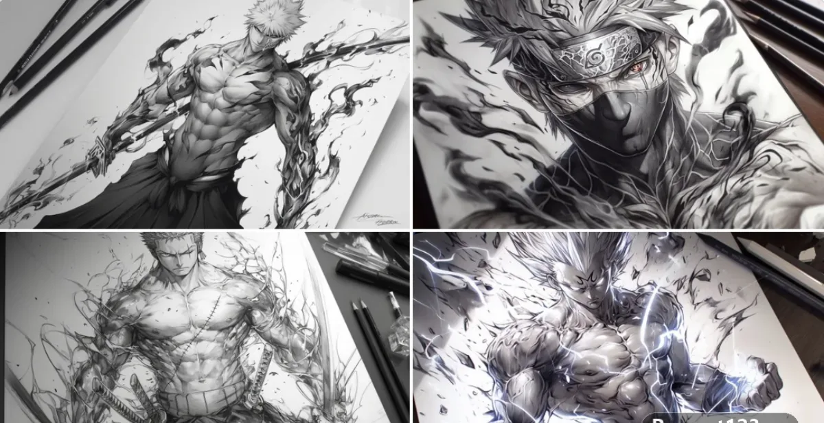 A Pencil Drawing Of [Your Character]