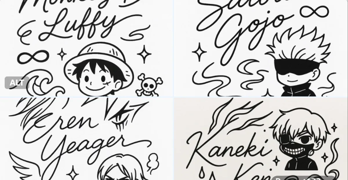 A Minimalistic Black-and-white Autograph Design In A Single-line Drawi