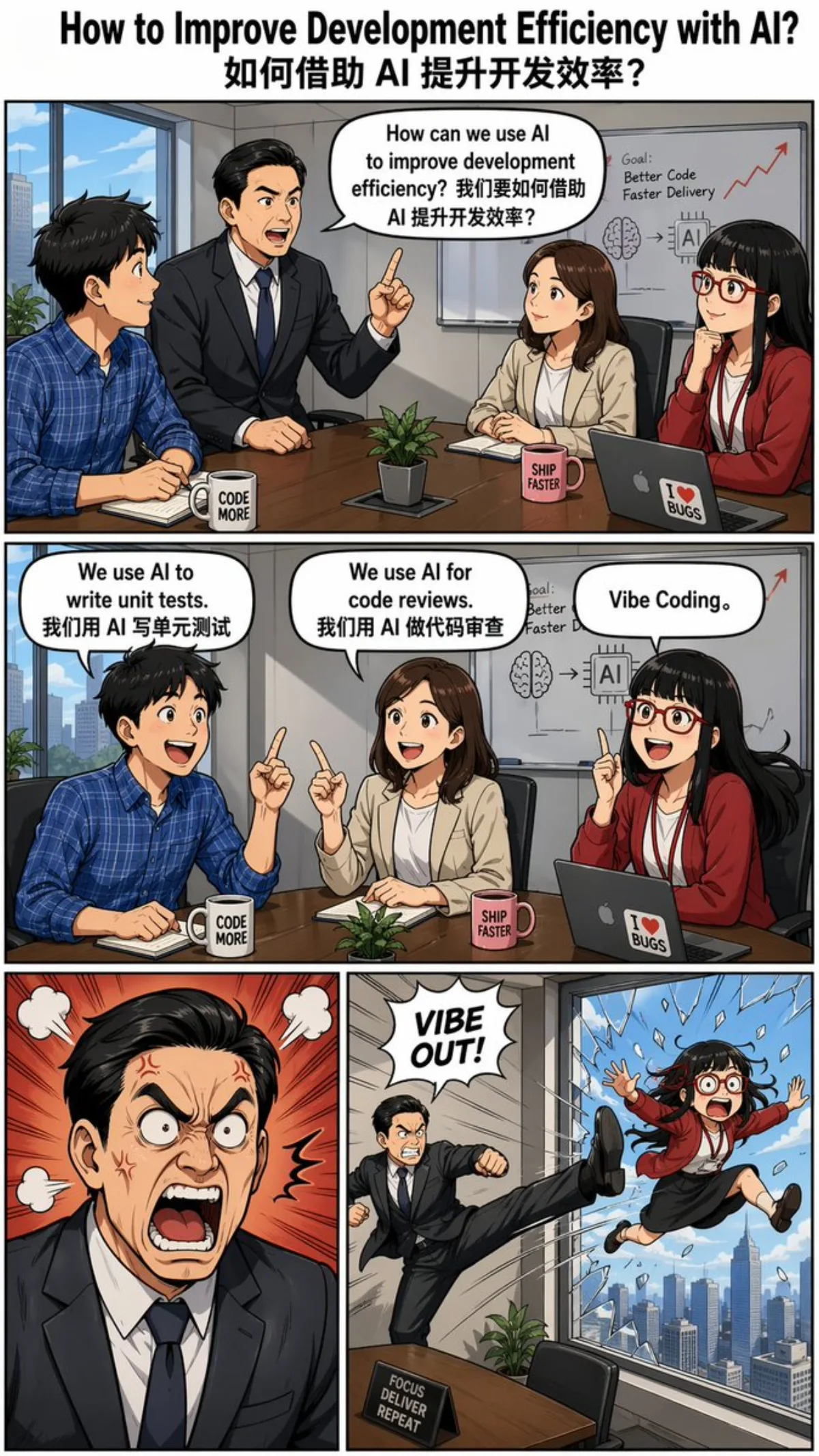 窗外梗漫画提示