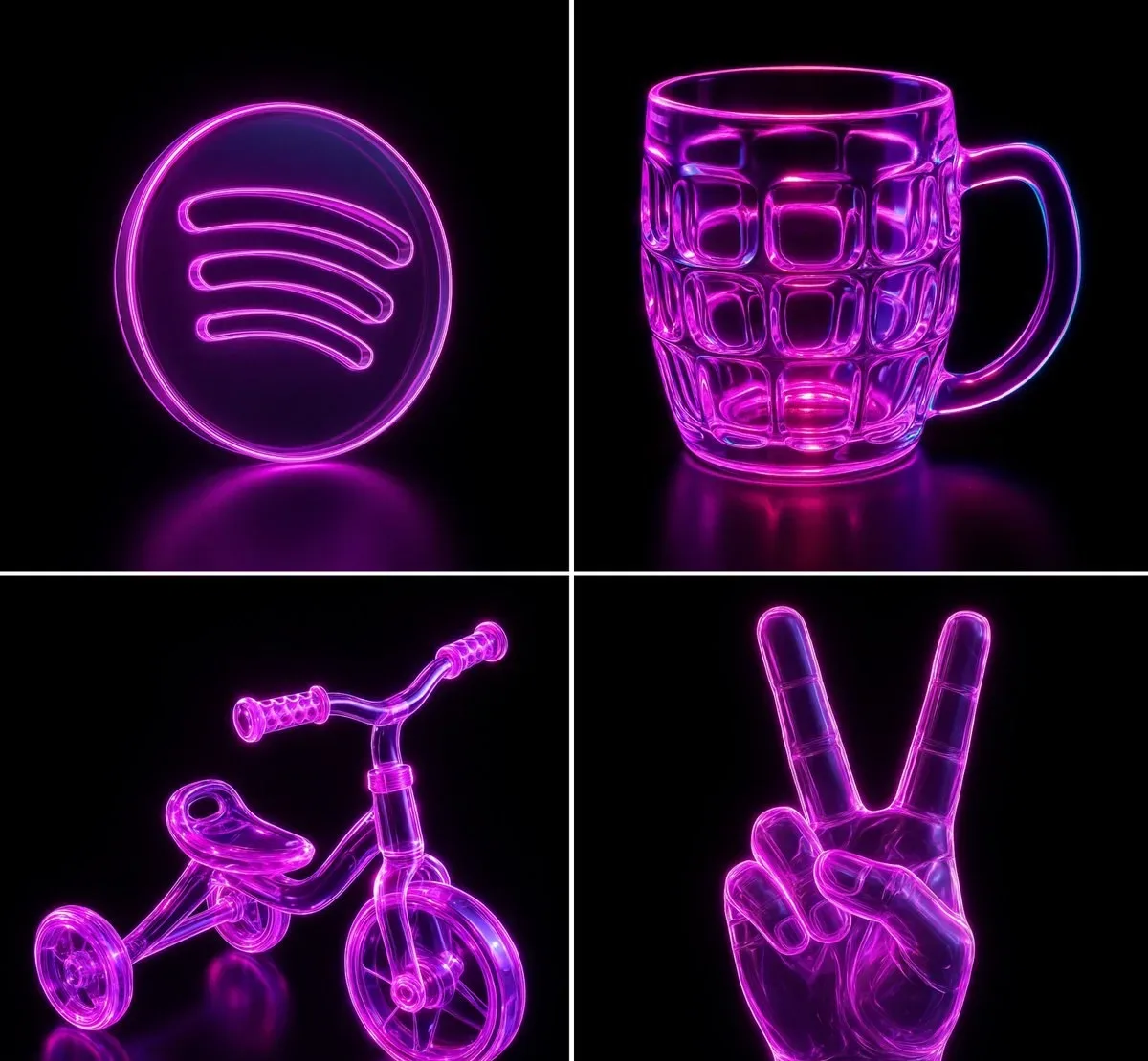 Neon Glass Glow
