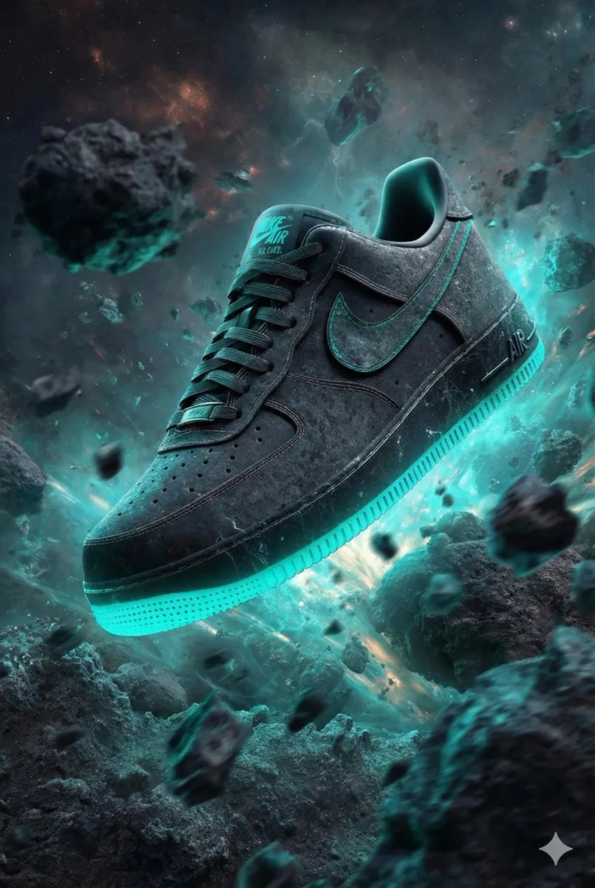 Meteorite Air Force One Cosmic Explosion - Stylized Style